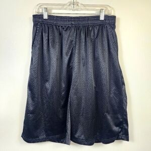 Hill Men's Black Athletic Basketball Jersey Shorts, sz XL